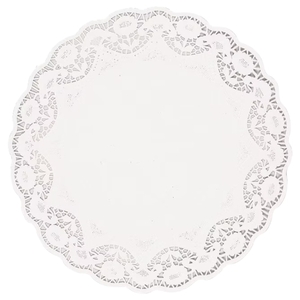 Fun Festi White Disposable Paper Doilies 25.4Cm X 36.8Cm