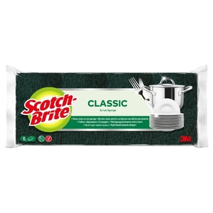 Scotch Brite Scrub Sponge Laminate X 8