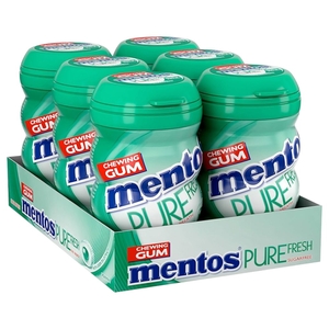 Mentos Pure Fresh Chewing Gum Sugar Free 87.5G X 6