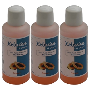 Xcluzive Nail Polish Remover Hardening 120Ml X 3