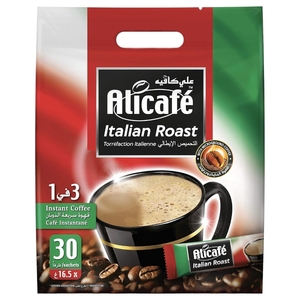Alicafe Italian Roast Coffee 3 In 1 16.5G X 30