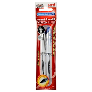 Uni-Ball Vision Elite Pen 0.8Mm 2 Pieces