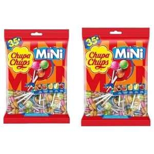 Chupa Chups Mini Lollipops Assorted 210G X 2
