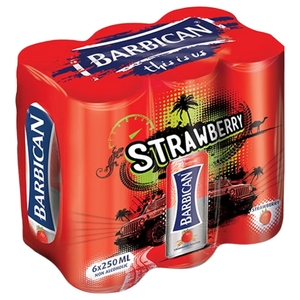 Barbican Strawberry Non Alcoholic Malt Beverage 250Ml X 6