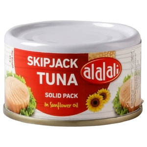 Al Alali Skipjack Tuna Solid Pack In Sunflower Oil 85G