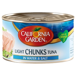 California Garden Light Chunks Tuna In Water & Salt 185G
