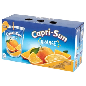 Capri-Sun Orange Juice No Added Sugar 200Ml X10