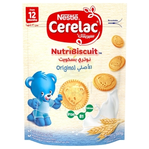 Cerelac Nutri Biscuit Healthy Snacks Original From 12 Months 180G