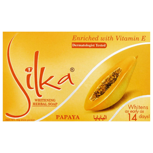 Silka Whitening Herbal Soap Papaya 90G