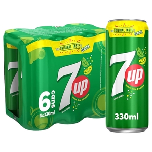 7Up Soft Drink 330Ml X6