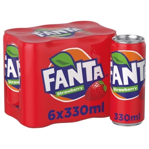 Fanta Strawberry 330Ml X6