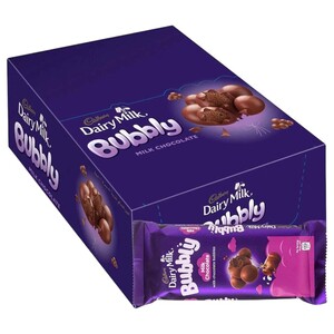 Cadbury Dairy Milk Chocolate Bubbly 87G X12