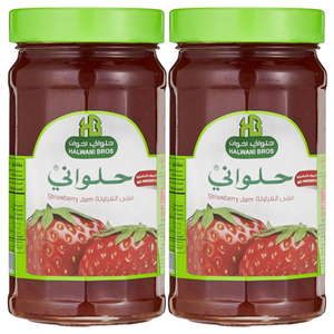 Halwani Bros Jam Strawberry 400G X2