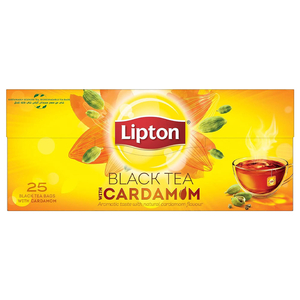 Lipton Flavoured Black Tea Cardamom 25 Teabags