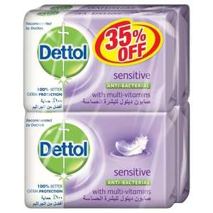 Dettol Soap Sensitive 165G X 4