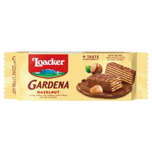 Loacker Gardena Hazelnut Wafer 38G