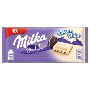 Milka Milk Chocolate Oreo White 100G