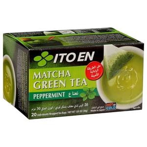 Ito En Matcha Green Tea Peppermint 20 Pieces 30G