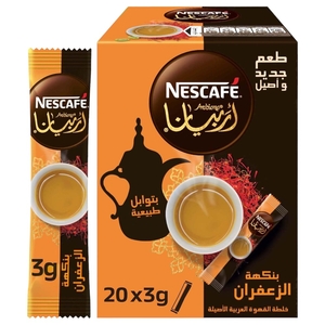 Nescafe Arabiana Coffee Saffron 3G X20