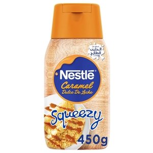 Nestle Sweetened Condensed Milk Caramel Dulce De Leche Squeezy 450G