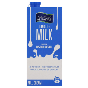 Al Rawabi Long Life Milk Full Cream 1L