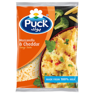 Puck Cheese Mozzarella & Cheddar Shredded Mix 200G