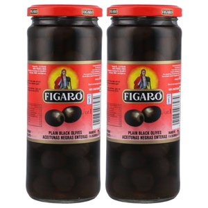 Figaro Plain Black Olives 270G X 2