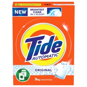 Tide Automatic Powder Laundry Detergent Original Scent 3Kg