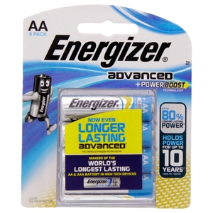 Energizer Advanced + Power Boost Aa Battery 8 Pieces