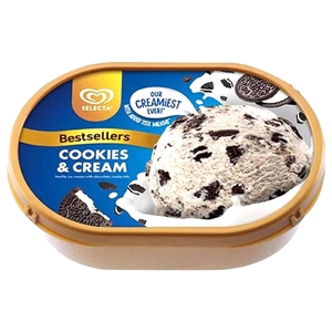 Selecta Ice Cream Tubs Cookies & Cream 750Ml