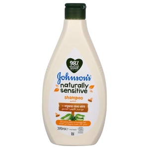 Johnson's Baby Naturally Sensitive Shampoo Aloe Vera 395Ml