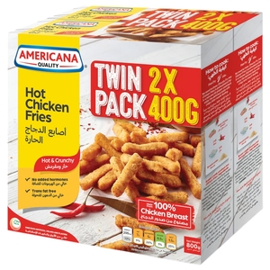 Americana Chicken Fries Hot & Crunchy 400G X 2