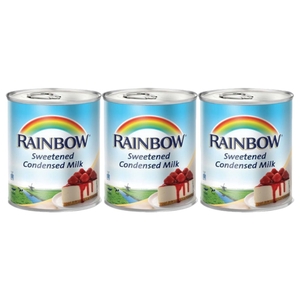 Rainbow Sweetened Condensed Milk 397G X3
