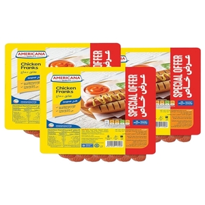 Americana Chicken Franks 340G X3