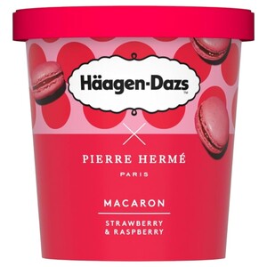Häagen-Dazs Ice Cream Macaron Strawberry & Raspberry 420Ml