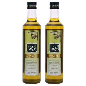Al Wazir Pomace Olive Oil 500Ml X2