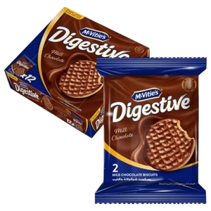 Mcvities Digestive Biscuits Dark Chocolate 33.3G X12