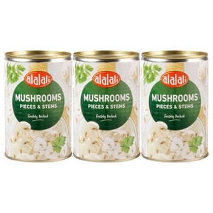 Al Alali Mushrooms Pieces & Stems 400G X3