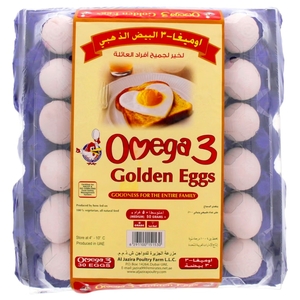 Omega 3 Golden White Egg 30Pcs