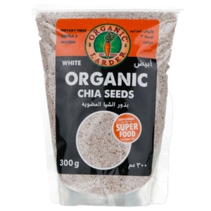 Organic Larder White Organic Chia Seeds 300G