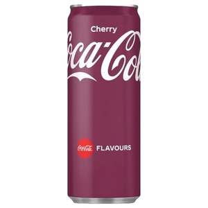 Coca Cola Cherry Carbonated Drink Slim Can 330Ml