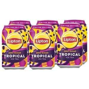 Lipton Ice Tea Tropical Zero Sugar 320Ml X6