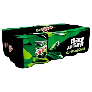 Mountain Dew Soft Drink 155Ml X15