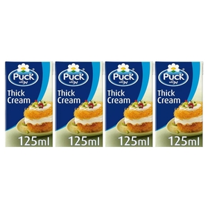 Puck Thick Cream Plain 125Ml X 4