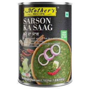 Mother's Recipe Sarson Ka Saag Curried Mustard Leaves 450G