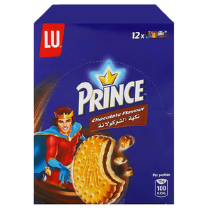 Lu Prince Chocolate Biscuits 38G X 12