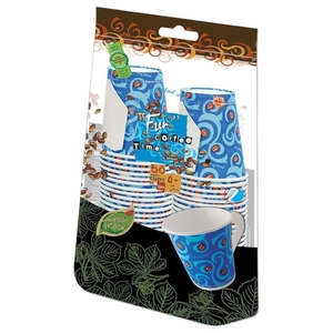 Fun Coffee Time Paper Cup 7Oz 50 Pieces