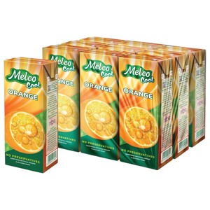 Melco Cool Juice Orange 250Ml X9