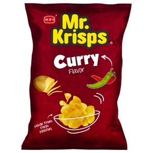 Mr.Krisps Curry Flavor Potato Chips 15G