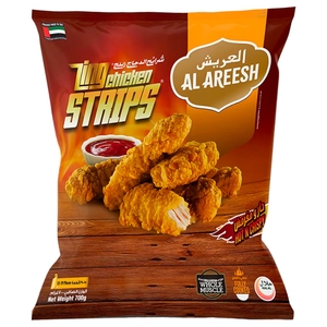 Al Areesh Zing Chicken Strips Hot N Crispy 700G